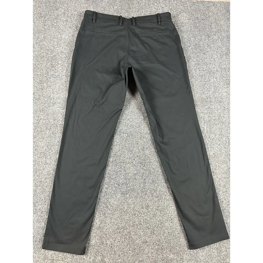 Birddogs Pants Mens 34x32 Tapered Chino Stretch Golf Casual Black Athletic